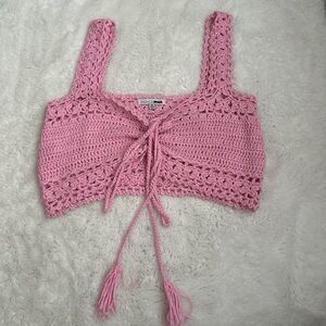 Fashion Nova Light Pink Knit Top